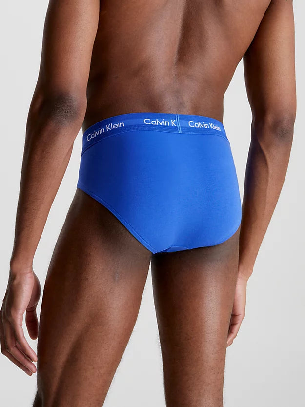 Calvin Klein 3 Pack Cotton Stretch – Hip Briefs ( BLACK / NAVY / BLUE |  Trunks and Boxers