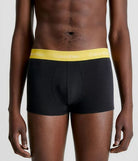 Calvin Klein 3 Pack Low Rise Trunks - Black (Charcoal Heather/Yellow/Green)