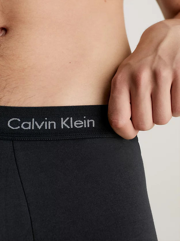 Calvin klein Low rise Boxer 3 Pack Black (White / Port / Porpoise Logos )