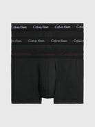 Calvin klein Low rise Boxer 3 Pack Black (White / Port / Porpoise Logos )