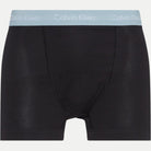 Calvin Klein 3 Pack Cotton Stretch Trunks -Black with Blue/Arona/Sageb Grn WBS