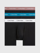 Calvin Klein 3 Pack Boxer Briefs Cotton Stretch Black-Capri Rse/Ocn Dpths Wb/B-Wte Wb