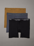 Calvin Klein 3 Pack Micro Stretch Boxer Briefs - Black/ Olive Leaves/ Turbulence