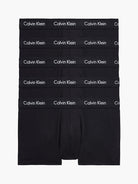 Calvin Klein 5 Pack Cotton Stretch - Low Rise Trunks ( Black / Black Waistband )