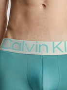 Calvin Klein 3 Pack Steel Micro Boxer Trunks - Rum Raisin / Dusky Green / Arctic