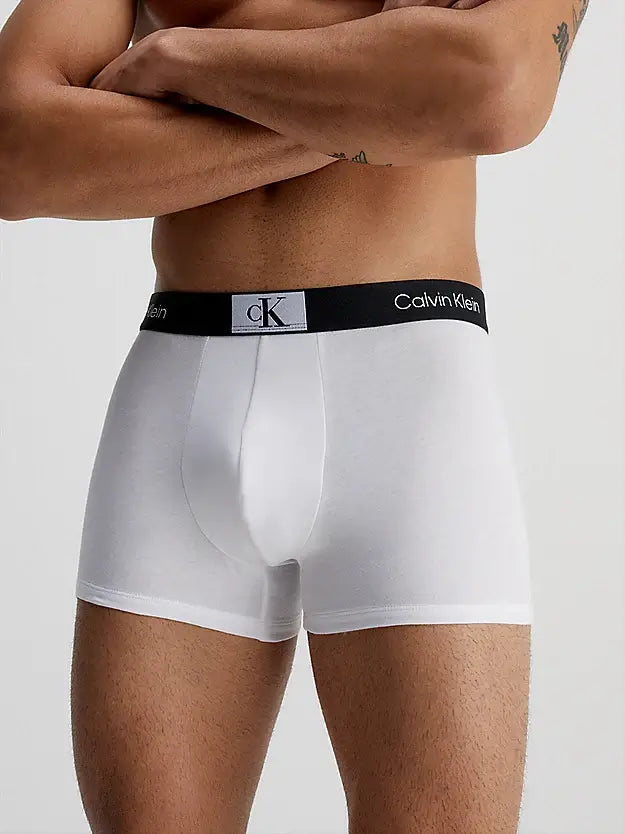 Calvin Klein 3 Pack CK96 Trunks - Black / White / Grey Heather