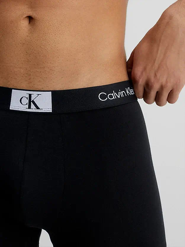 Calvin Klein 3 Pack CK96 Trunks - Black / White / Grey Heather