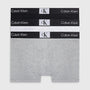 Calvin Klein 3 Pack CK96 Trunks - Black / White / Grey Heather