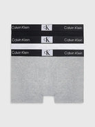 Calvin Klein 3 Pack CK96 Trunks - Black / White / Grey Heather