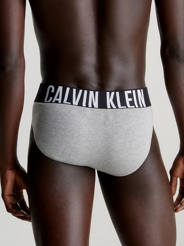 Calvin Klein Underwear 3 Pack Intense Power Briefs - Black/Grey Heather/White