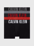 Calvin Klein Underwear 3 Pack Intense Power Cotton Trunks - Red/Black/Grey