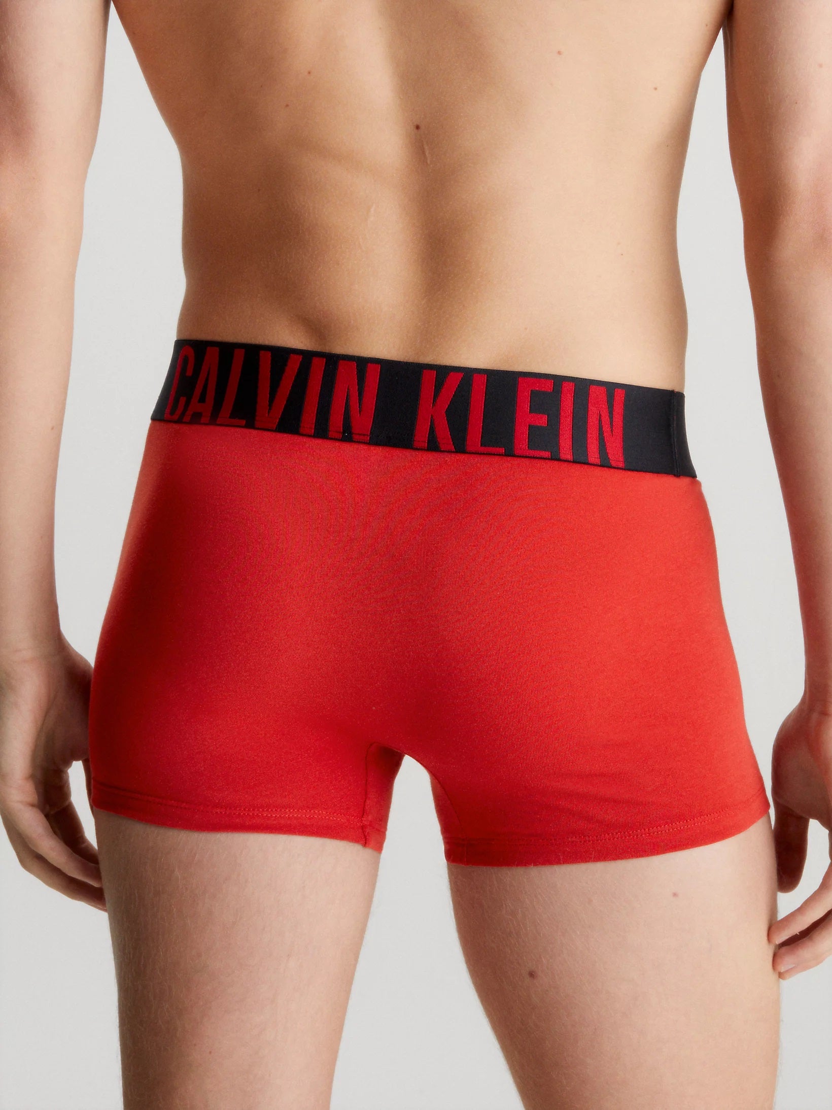 Calvin Klein Underwear 3 Pack Intense Power Cotton Trunks - Red/Black/Grey