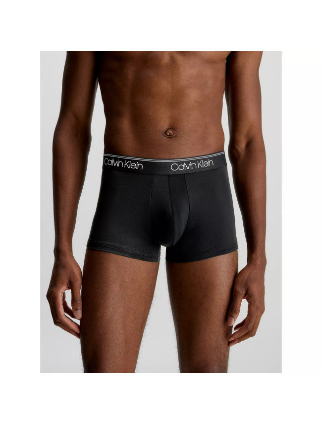 Calvin Klein 3 Pack Low Rise Trunks Micro Stretch Wicking - Black