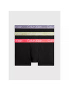 Calvin Klein 3 Pack Modern Structure Boxer Trunks - B- December