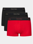 Calvin Klein 3 Pack Boxer Trunks Modern Cotton - Black/ Red / Black