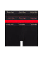 Calvin Klein 3 Pack Boxer Trunks Modern Cotton - Black/ Red / Black