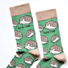 Bare Kind Socks - Save The Hedgehog Bamboo Green Socks