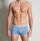 Tom Tailor Men's 3 Pack Cotton Stretch Trunks - Blue-Light-Over