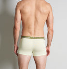 Tom Tailor Men's 3 Pack Cotton Stretch Trunks - Green-Light-Solid