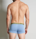 Tom Tailor Men's 3 Pack Cotton Stretch Trunks - Green-Light-Solid