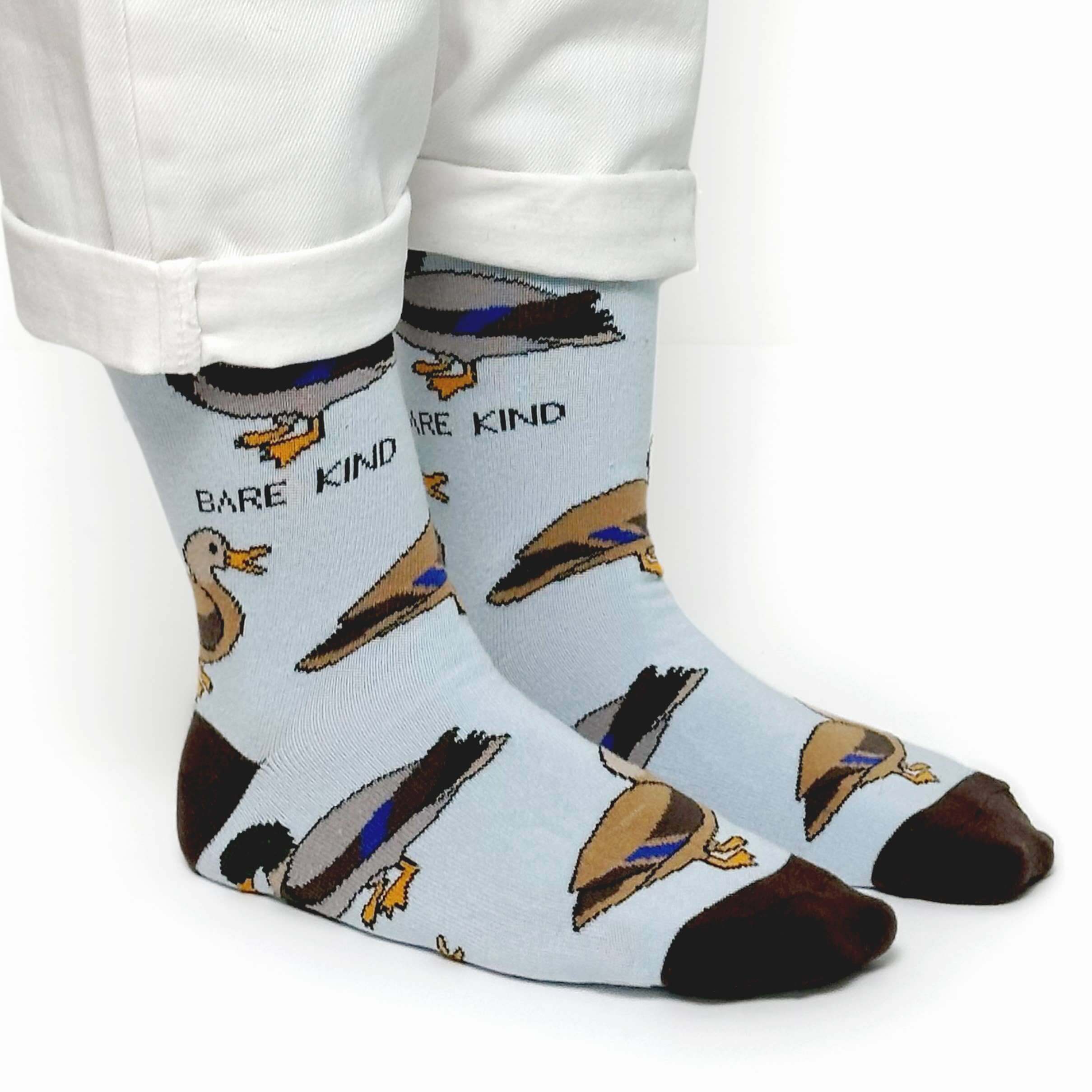 Bare Kind Save the Ducks Bamboo Socks, Blue