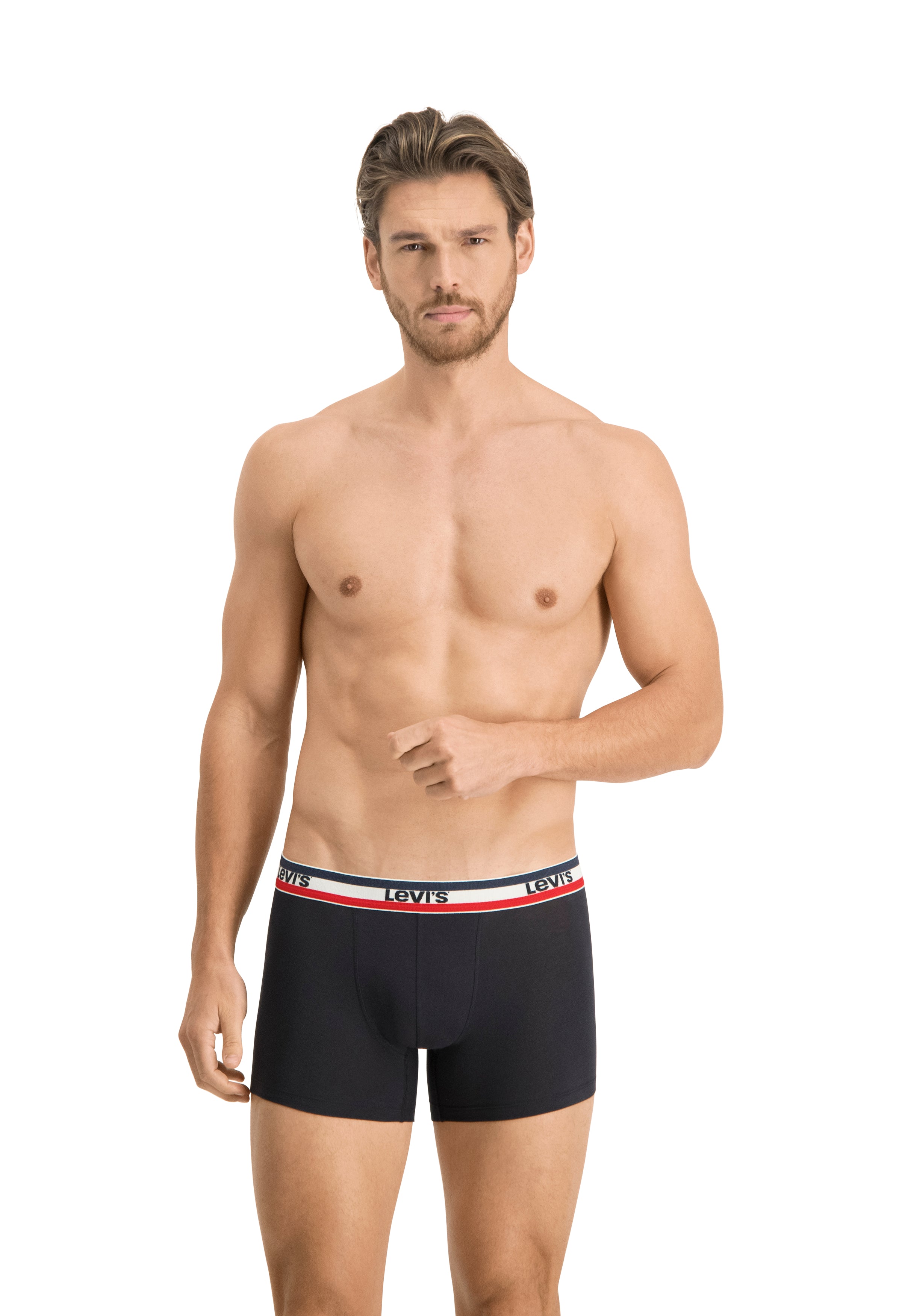 Levi's Sportswear Logo Men's Boxer Briefs 3 pack - Black Grey Melange