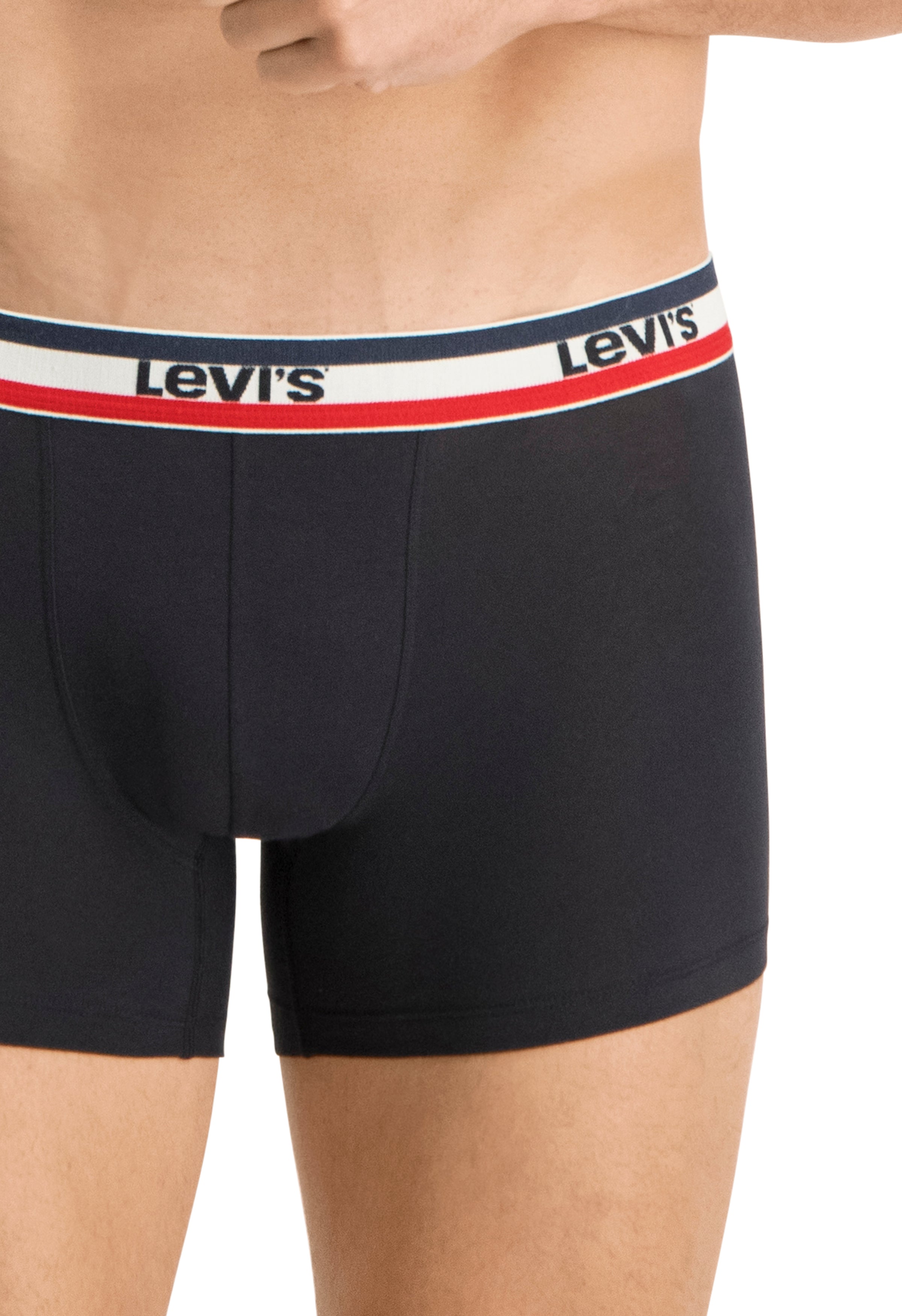 Levi's Sportswear Logo Men's Boxer Briefs 3 pack - Black Grey Melange