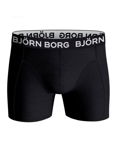 Björn Borg Cotton Stretch Boxer 7 Pack - All Black