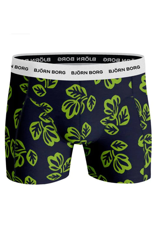 Björn Borg 5 Pack Essential Boxer - Black/ Blue/Grey/Print