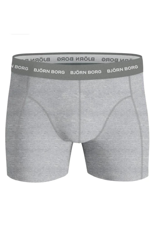 Björn Borg 5 Pack Essential Boxer - Black/ Blue/Grey/Print