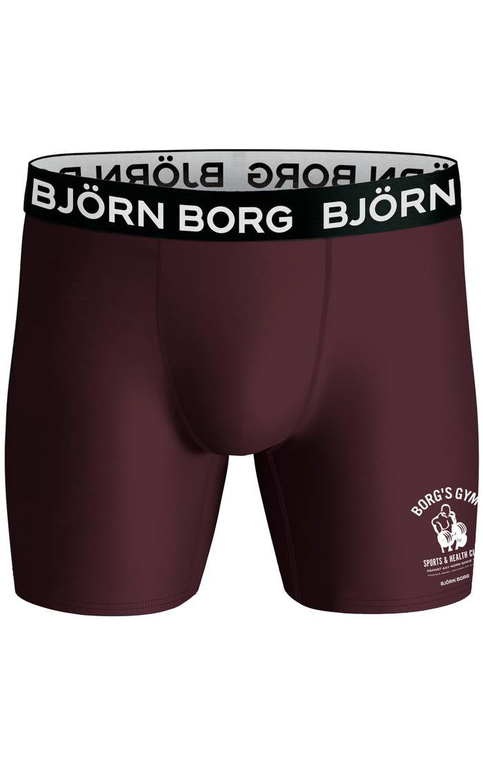 Björn Borg Performance Boxer 2 Pack - Black / Red