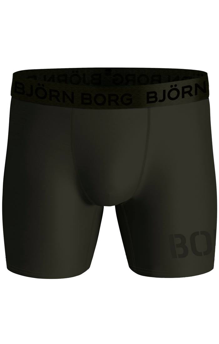 Björn Borg Performance Boxer 2 Pack - Olive/Camo