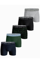 Björn Borg 5 Pack Essential Boxer - Green Print