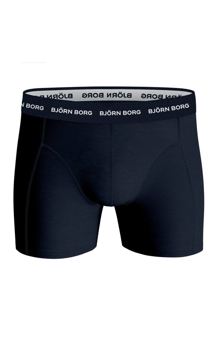 Björn Borg 5 Pack Essential Boxer - Green Print