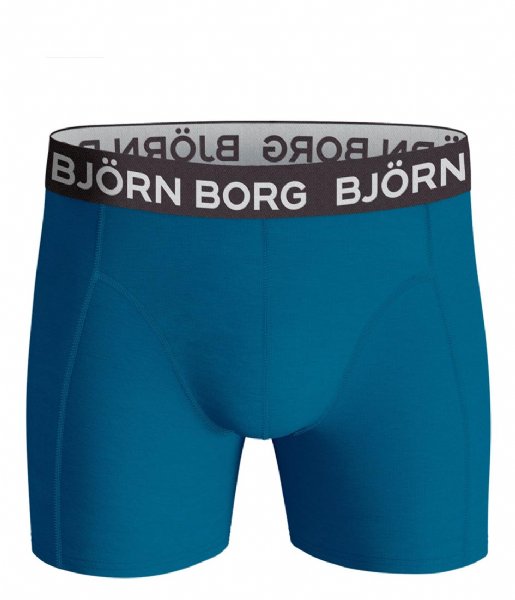 Björn Borg 5 Pack Essential Boxer - Blue With Black