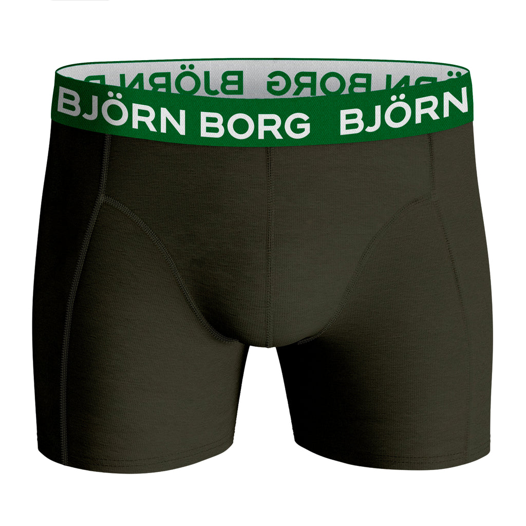 Björn Borg 3 Pack Cotton Stretch Boxers - Green Palm Print