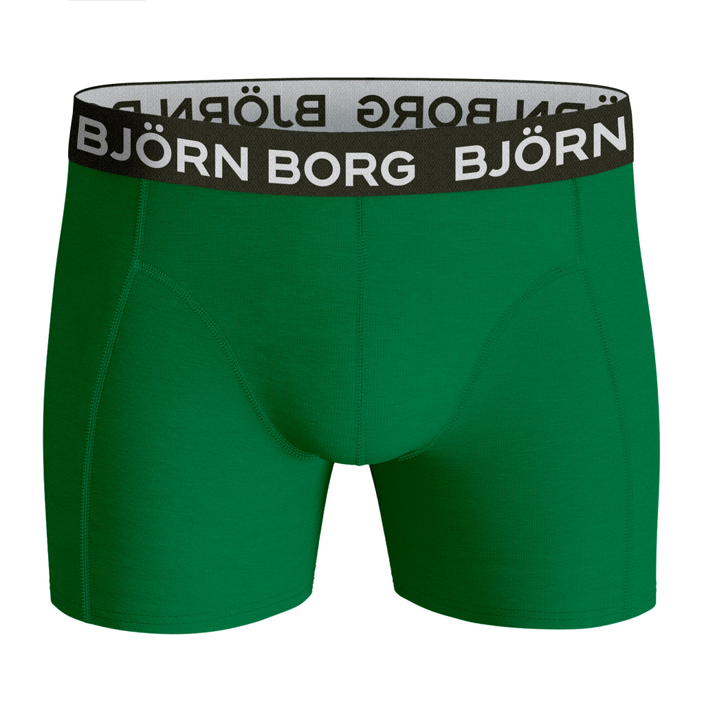 Björn Borg 3 Pack Cotton Stretch Boxers - Green Palm Print