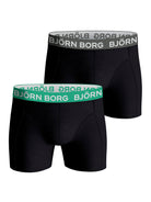 Bjorn Borg 2-Pack Cotton Men's Boxers - Black MP002