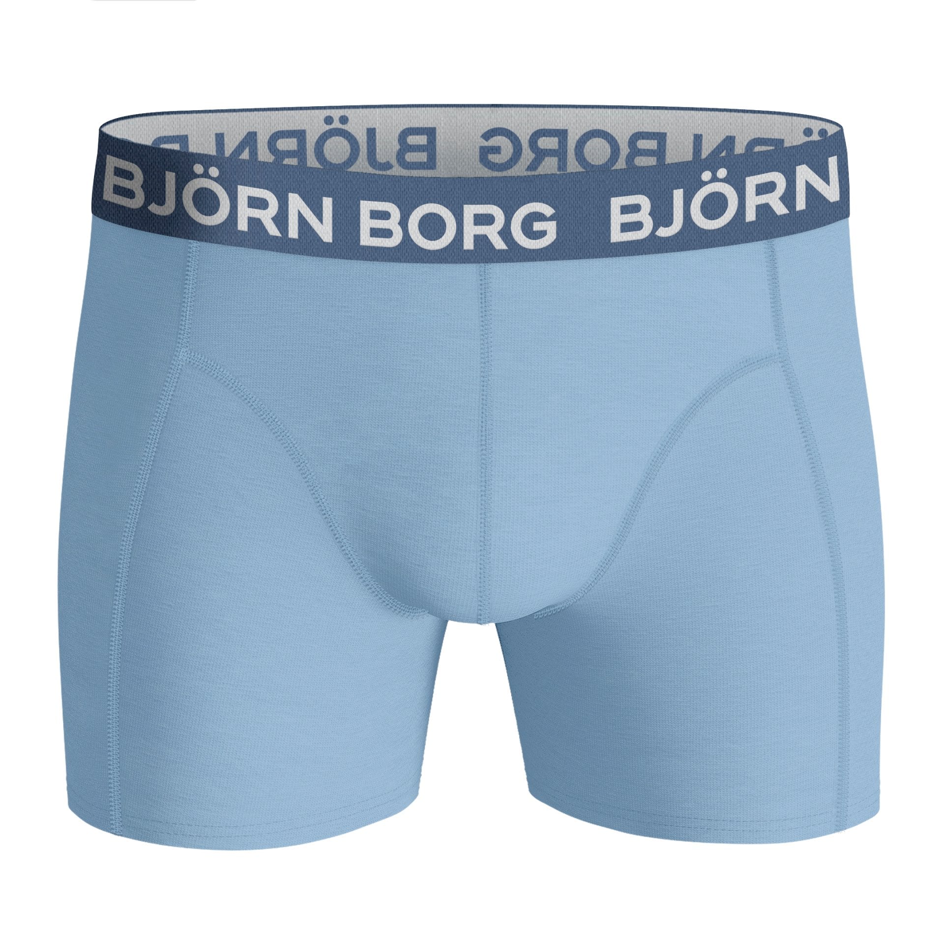 Bjorn Borg Cotton Stretch Boxer 3 Pack - Blue, Navy Blue