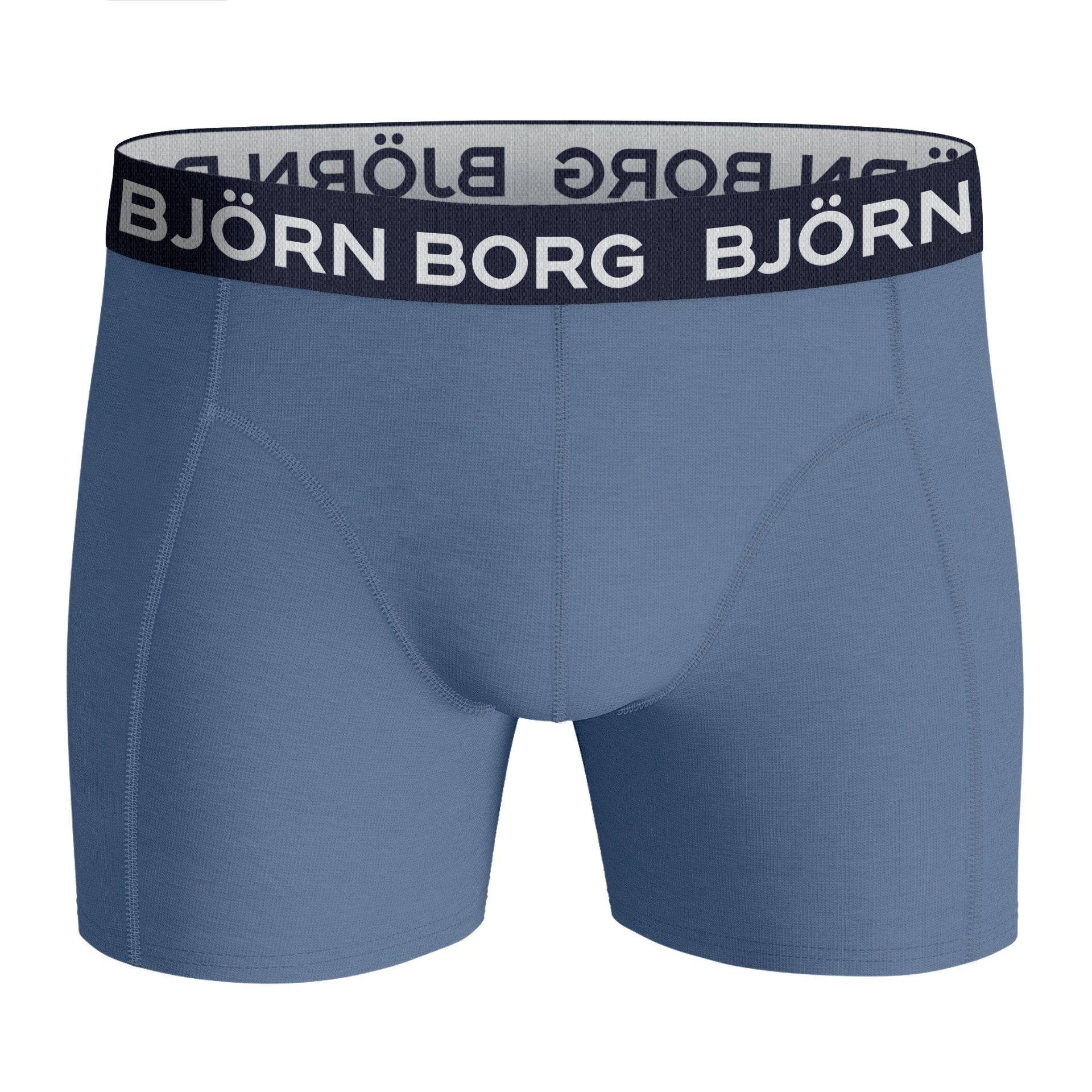 Bjorn Borg Cotton Stretch Boxer 3 Pack - Blue, Navy Blue