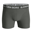 Bjorn Borg Cotton Stretch Boxer 3 Pack - Grey / Black Print