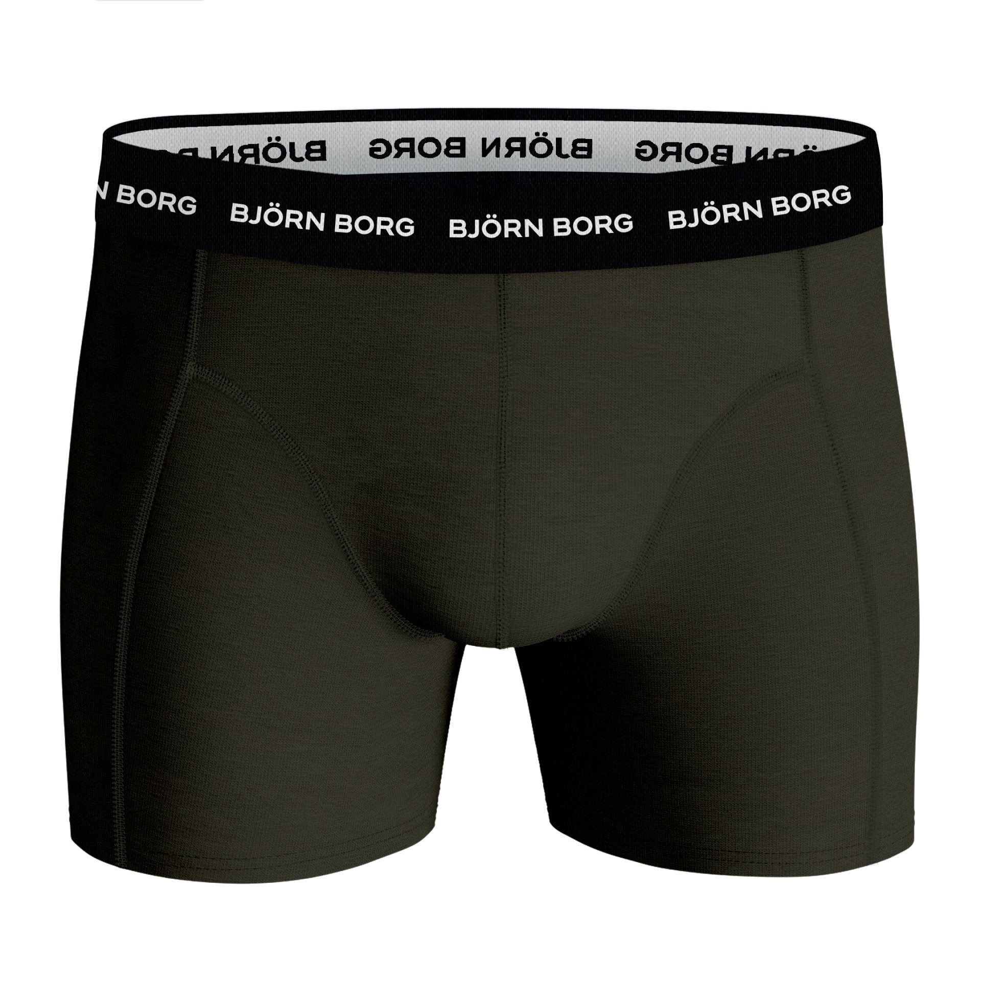 Bjorn Borg Cotton Stretch Boxer 5 pack - Black/Melange/Green/Print/Navy