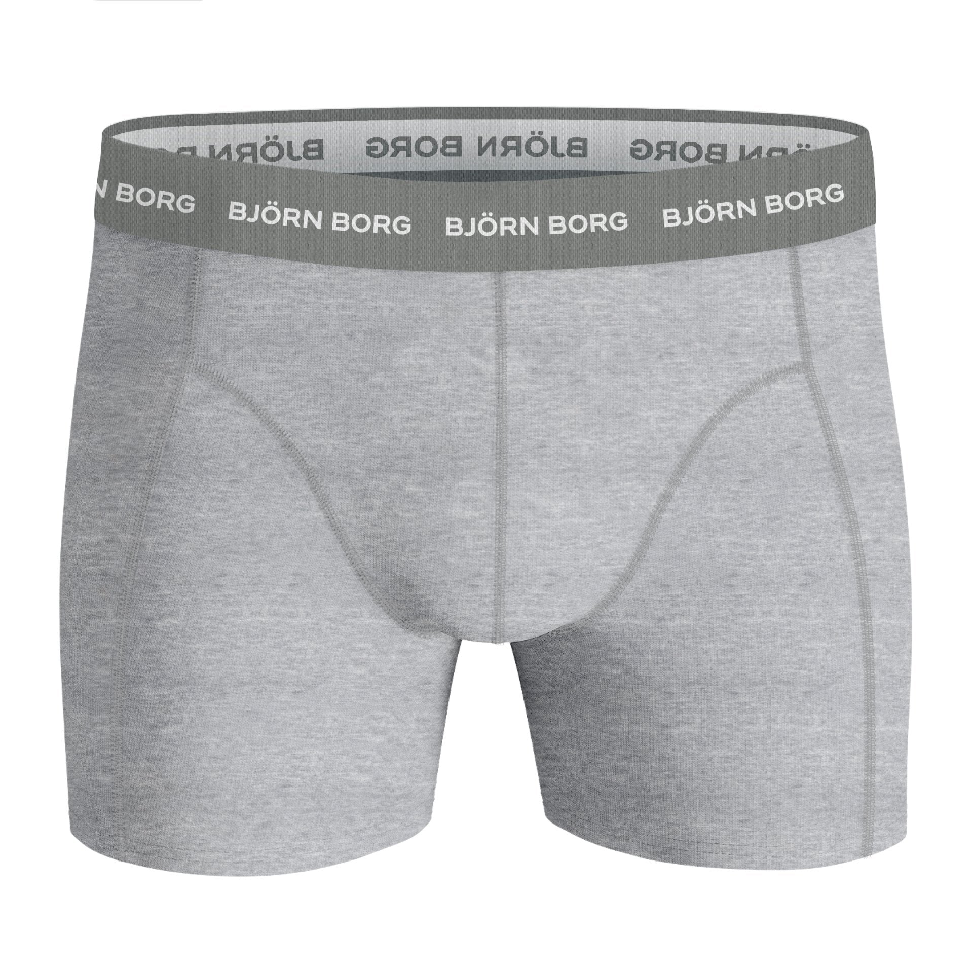 Bjorn Borg Cotton Stretch Boxer 5 pack - Black/Melange/Green/Print/Navy