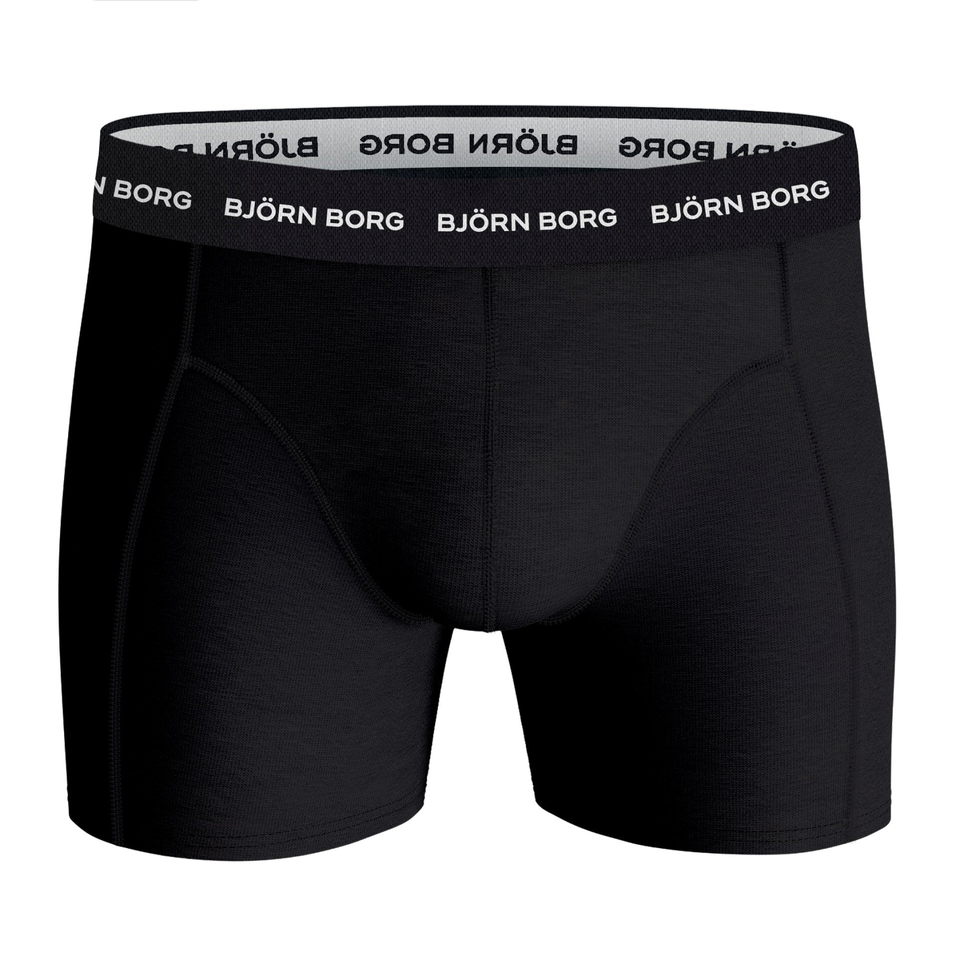 Bjorn Borg Cotton Stretch Boxer 5 pack - Black/Melange/Green/Print/Navy