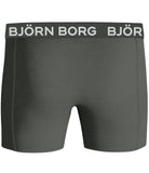 Bjorn Borg Cotton Stretch Boxer 5 pack - Blue/Print/Navy/Orange/Grey