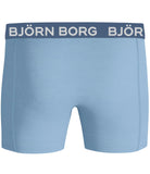 Bjorn Borg Cotton Stretch Boxer 5 pack - Blue/Print/Navy/Orange/Grey