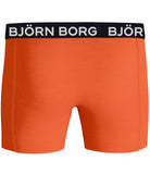 Bjorn Borg Cotton Stretch Boxer 5 pack - Blue/Print/Navy/Orange/Grey