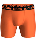 Björn Borg Performance Boxer 3-pack - Black, Navy Blue, Orange