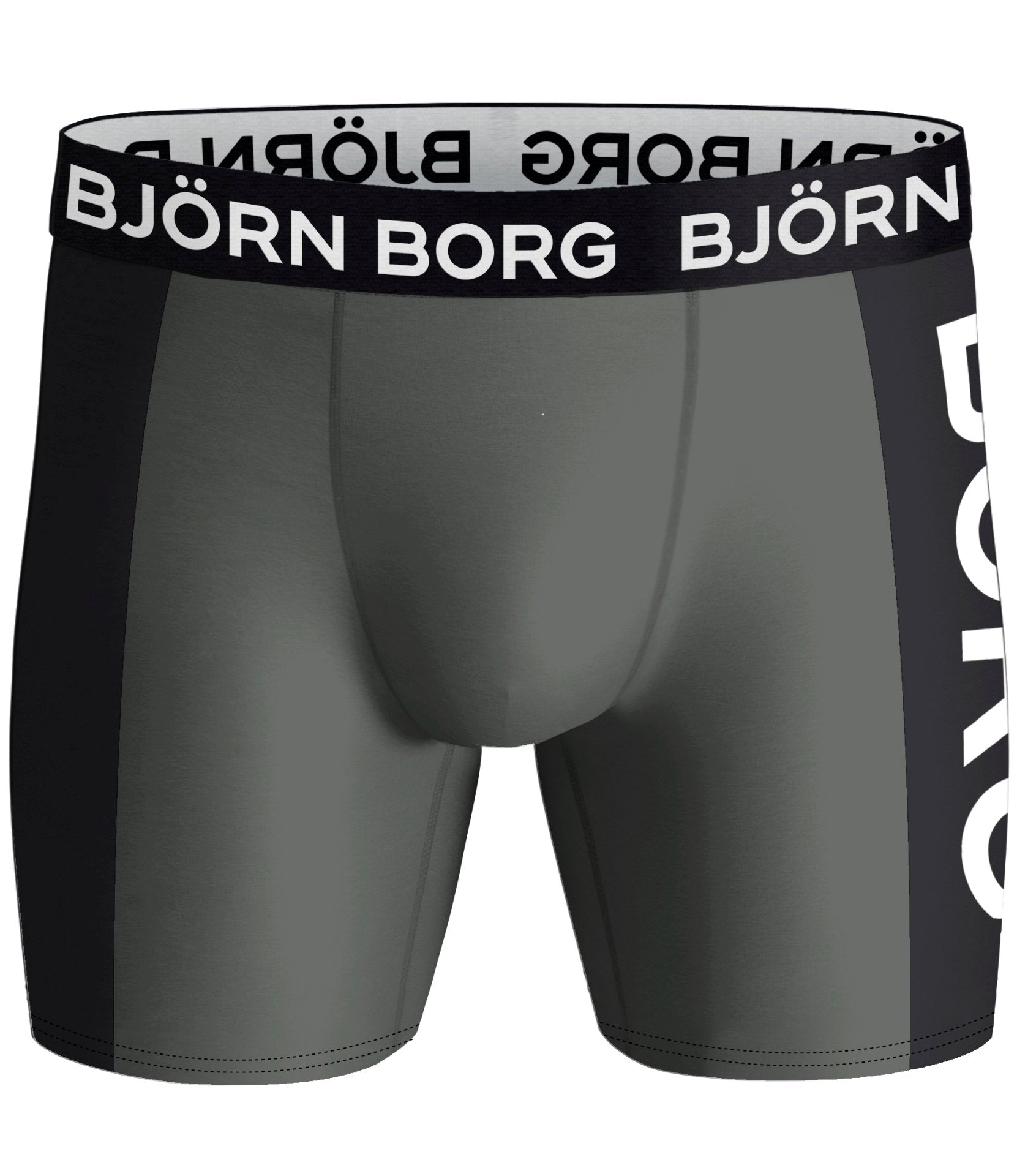 Björn Borg Performance Panel Boxer 2 Pack - Black/Grey