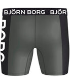 Björn Borg Performance Panel Boxer 2 Pack - Black/Grey